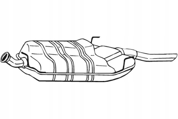 фото №2, Глушник системи випускного зад saab 900 ii 9-3 2.0 2.3 07.93-08.03