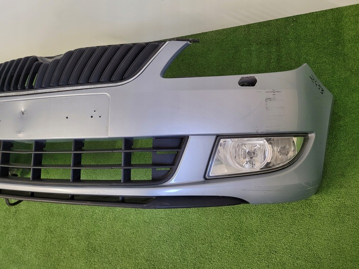 фото №5, Skoda fabia ii 2 рестайлинг бампер перед переднее 5j0807221d противотуманные фары омыватель