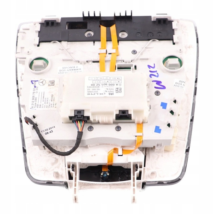 фото №10, Mercedes w212 лампа потолок освещение кабины панель чёрный a2129067902