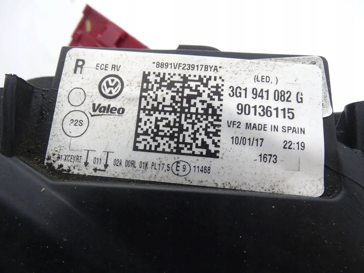 фото №7, Лампа перед передня права vw passat b8 3g