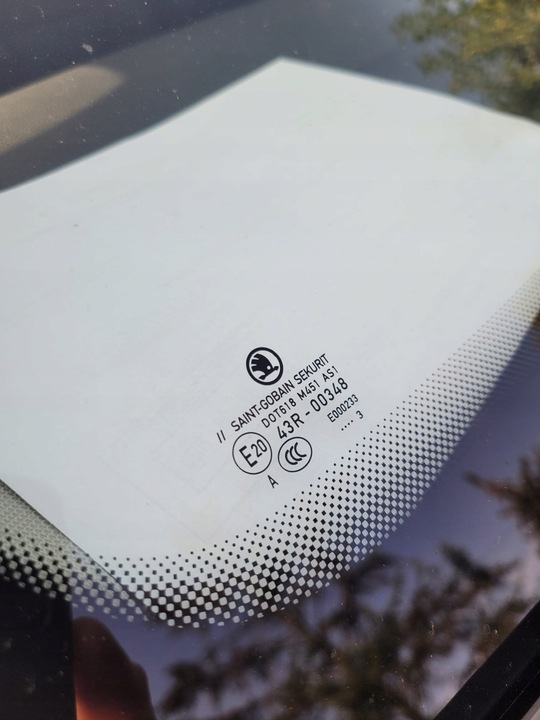 фото №1, Skoda superb iii рестайлінг скло передня датчик камера оригінальна