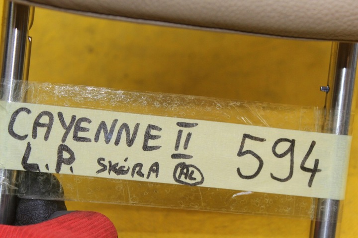 фото №7, Подголовник сиденья левый перед кожа porsche cayenne ii