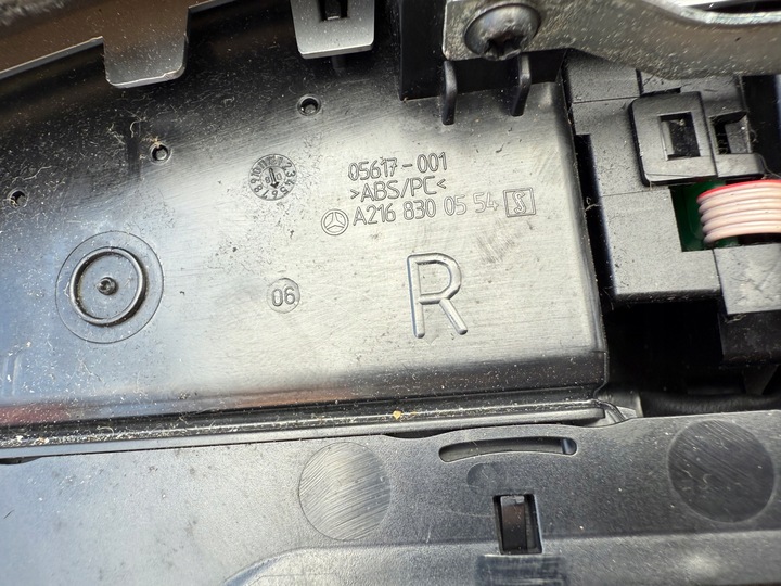 фото №9, Панель dekor середній консолі mercedes cl w216 дерево laminowane