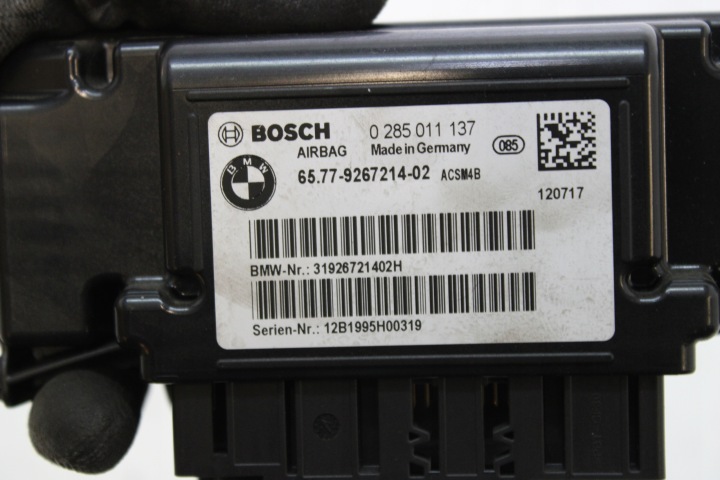 фото №4, Модуль датчик подушек подушка bmw f30 f31 f20 oem номер 9267214