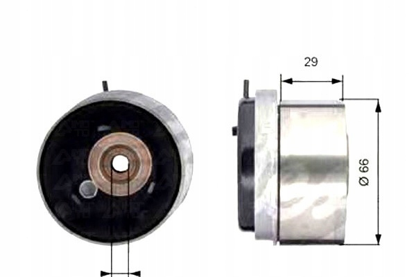 фото №2, Ролик напрямна opel gates