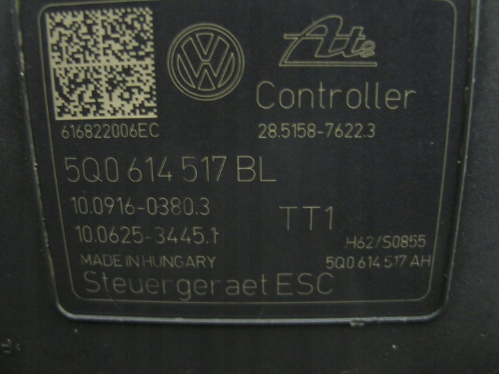 фото №5, Насос abs vw passat b8 golf vii 5q0614517bl ate