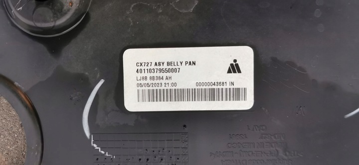 фото №5, Ford mustang mach-e 20- захист плита pod бампер lj8b-8b384-ah