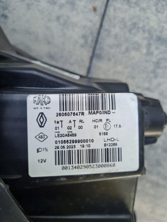 фото №15, Renault clio v 5 комплектные лампы полный led pure vision 260109379r 260607647r