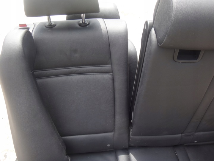 фото №15, Комплект сидений сиденья диван зад чёрная кожа подогрев bmw x5 e70 европа