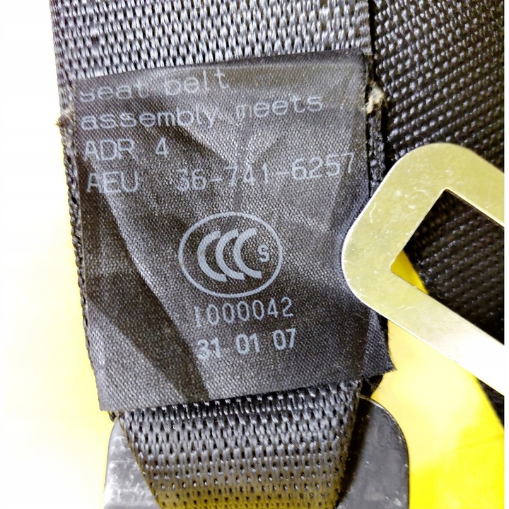 фото №9, Pas безопасности правый зад opel zafira b 5d 040683 nr1250