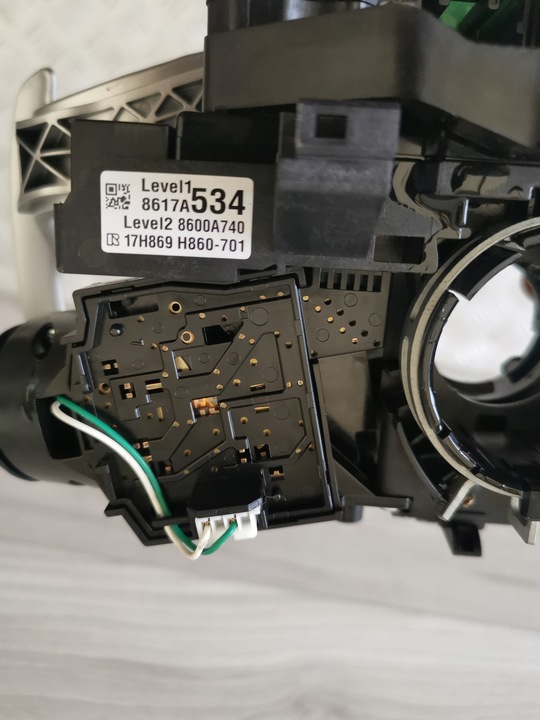 фото №8, Mitsubishi outlander iii рестайлинг подрулевые рычаги переключатели лента лепестки 8617a534