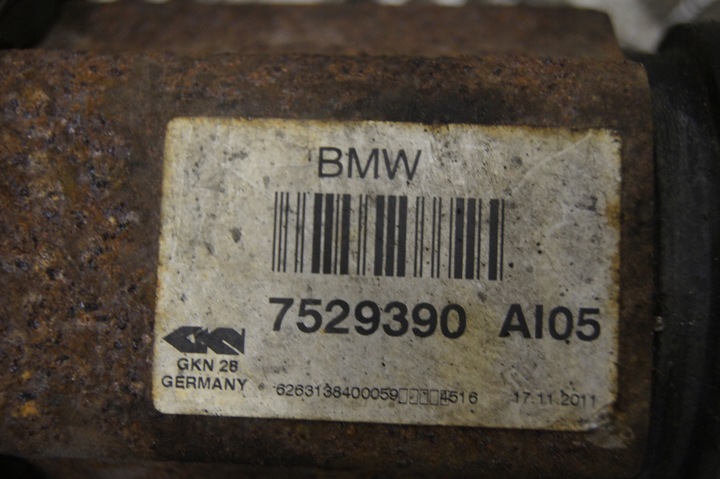 фото №5, Bmw e91 рестайлінг 2.0d піввісь права перед x-drive механічна коробка передач