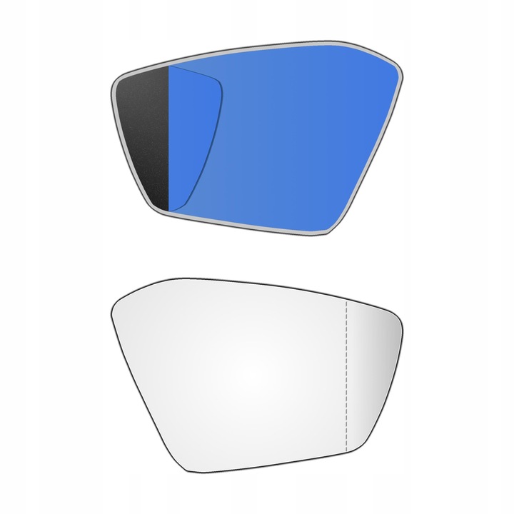 фото №1, Асферичне дзеркало skoda superb iii 2015-2024 2023