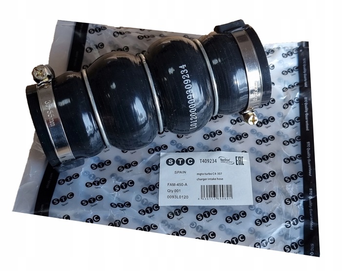 фото №1, Citroen c4 jumpy picaso berlingo 1.6 hdi шланг труба turbo интеркулер