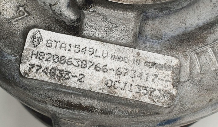 фото №7, Турбонагнітач турбіна renault espace iv 2.0 dci