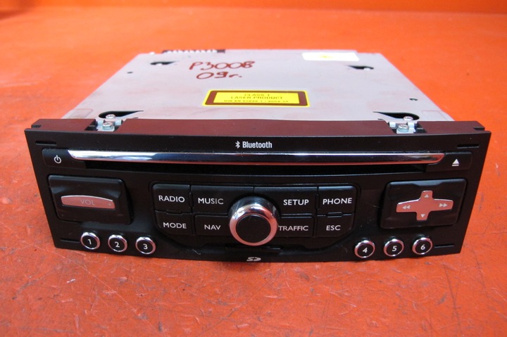 фото №1, Peugeot 3008 i 1 0u 5008 citroen радио cd bt навигация 96661984xt блютуз