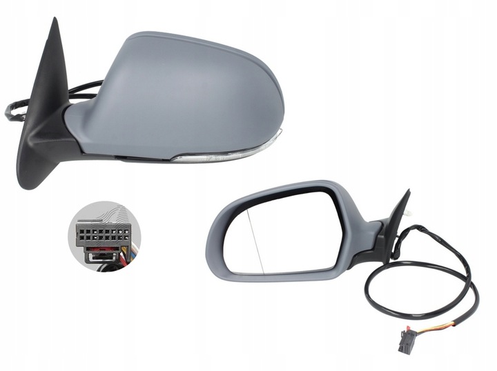 фото №1, Дзеркало ліві електричні skoda octavia 2 08-13