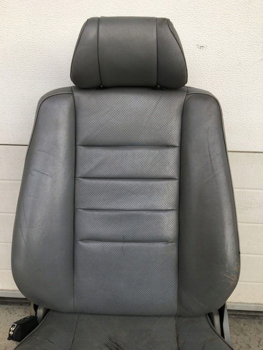 фото №5, Сидіння лівий водія mercedes w126 sec купе сіра сірий шкіра c126