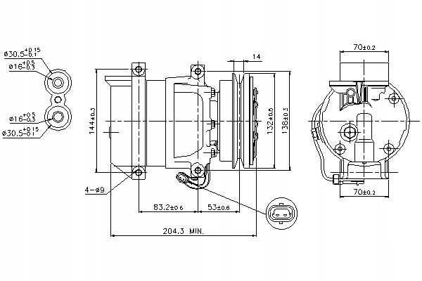 фото №15, Компресор кондиціонера nissens 89108 96291294