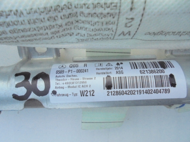 фото №10, E-klasa w212 рестайлинг air bag шторка правая подушка