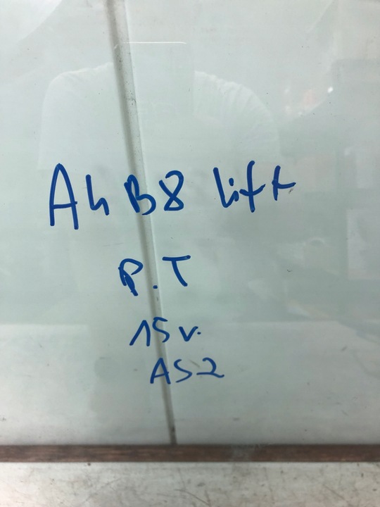 фото №4, Стекло дверь правые зад as2 audi a4 b8 рестайлинг 15r