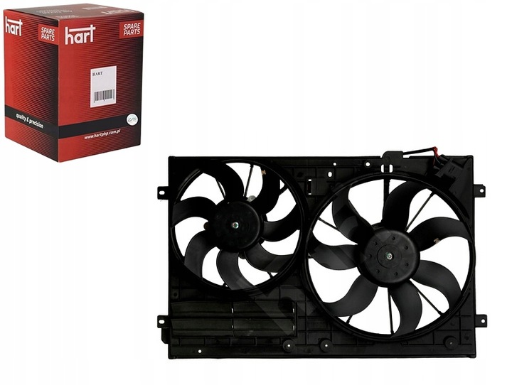 фото №1, Вентилятор охолодження. golf v 2.0tdi 03- hart