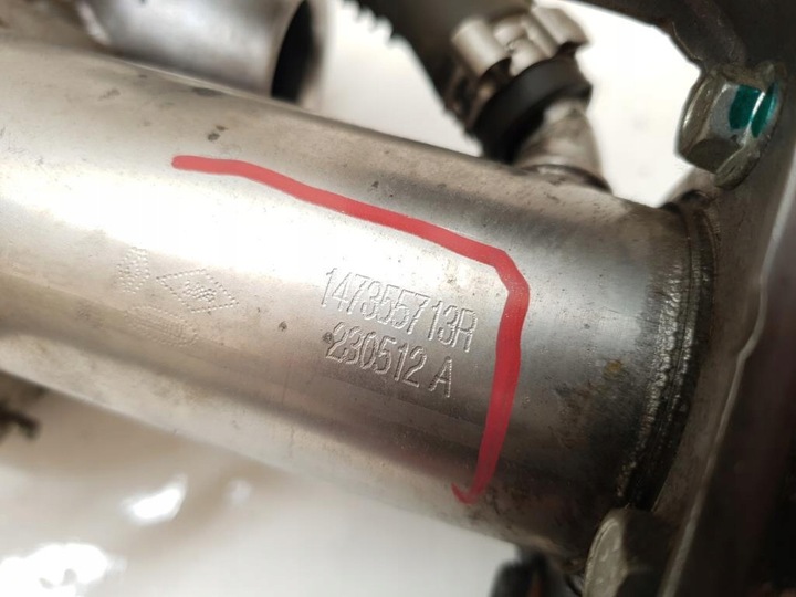 фото №6, Радиатор выхлопных газов renault scenic iii 1.5 dci