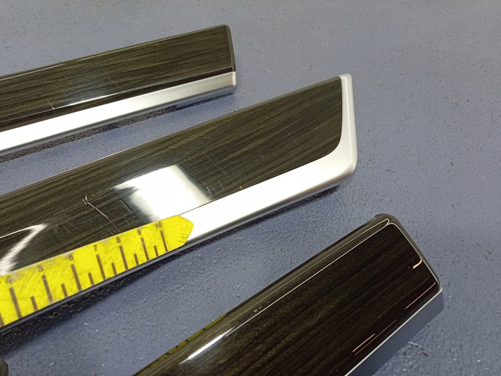 фото №7, Bmw 5 f10 f11 планки декоры дверь fineline антрацит комплект