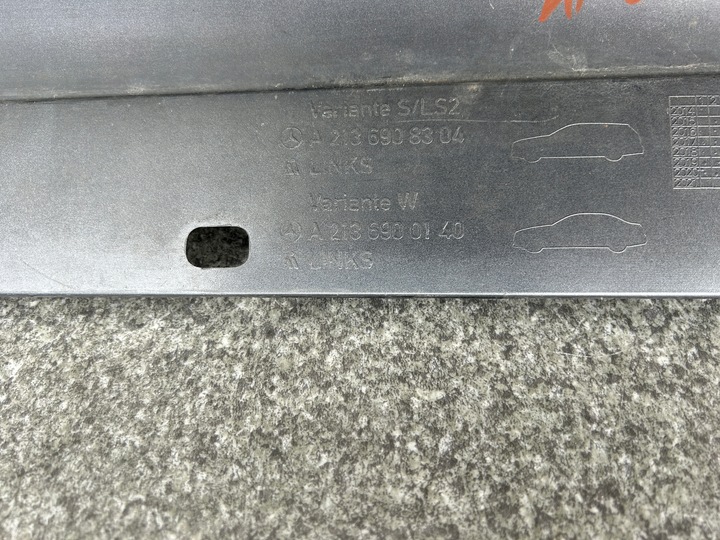 фото №7, Планка порогова поріг накладка ліва mercedes benz w213 a2136908304