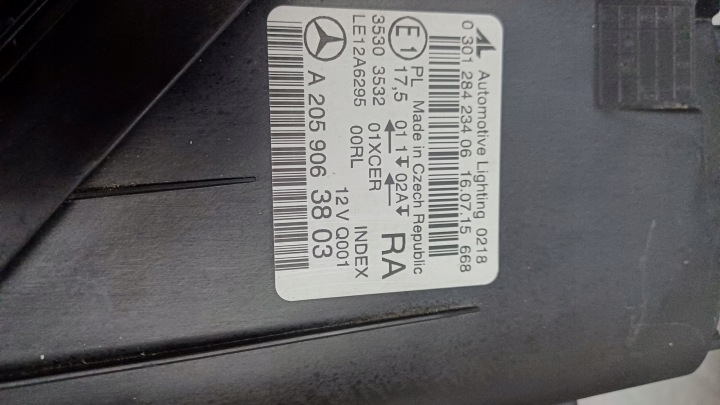 фото №14, Mercedes c w205 a205 9063803 фара правая перед производительность полный led оригинал eu