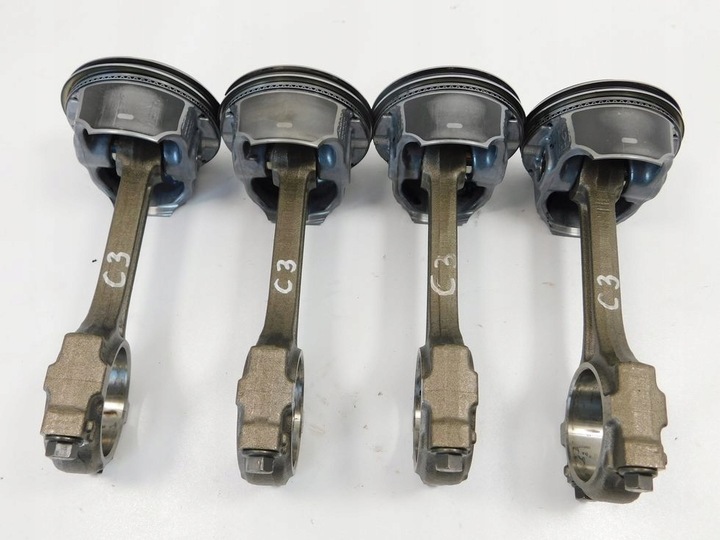 фото №9, 4 поршни шатуны 2.2 16v dgi opel vectra c zafira b signum kpl direct