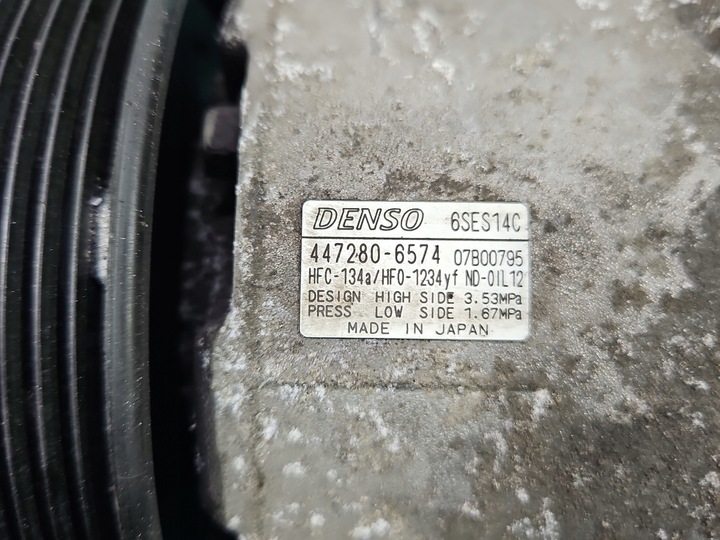 фото №9, Компрессор кондиционера компрессор toyota corolla e16 e18 13-19 447280-6574