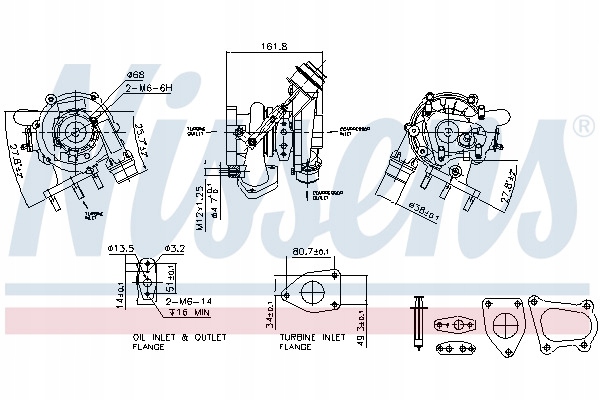 фото №8, Турбонагнетатель nissens 93233 pl dystrybucja