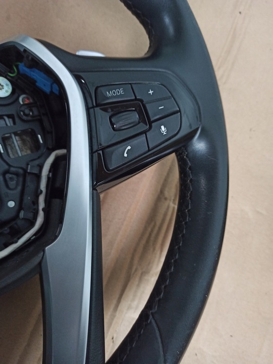 фото №8, Кермо пелюстки подушка безпеки kmp bmw 5 g30 g31 шкіра