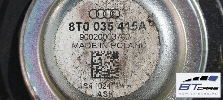фото №12, Audi a4 a5 динамики комплект динамиков озвучивание 8t0035399a 4f0035399a 8t