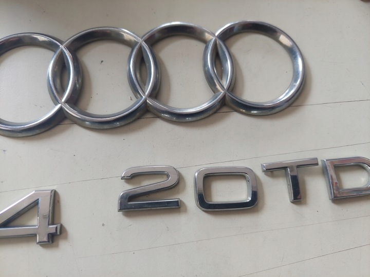 фото №3, Audi a4 b7 знак емблема kółka + a4 2.0 tdi