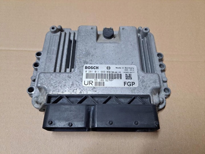 фото №1, Комп'ютер двигуна astra zafira 1.9 cdti 0281011669 55189927 9