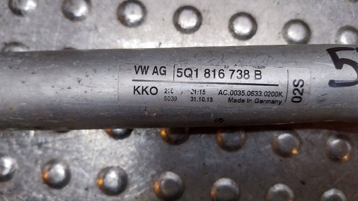 фото №5, Шланг кондиціонера 5q1816738b vw golf vii passat b8 leon iii octavia iii