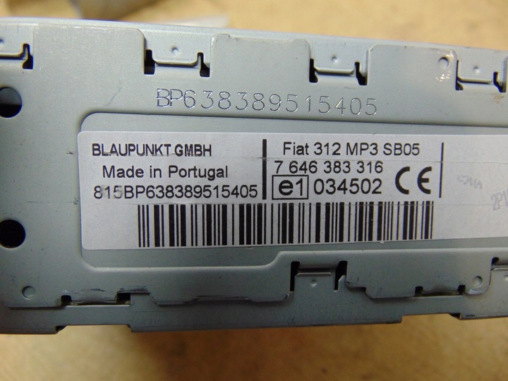 фото №16, Радио заводские fiat 500 2007- 7646383316