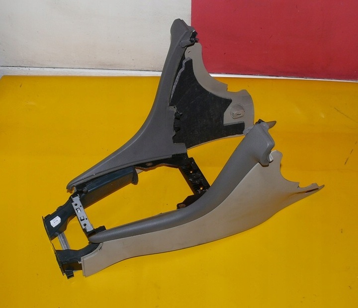 фото №1, Рамка радіо важіль перемикання передач тунель середній 2 din beż audi a6 c5 рестайлінг eu 01-04r