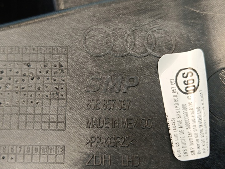 фото №14, Audi q5 fy рестайлинг 2.0 tdi 2022 r панель раздаточная консоль капот 80b857001h