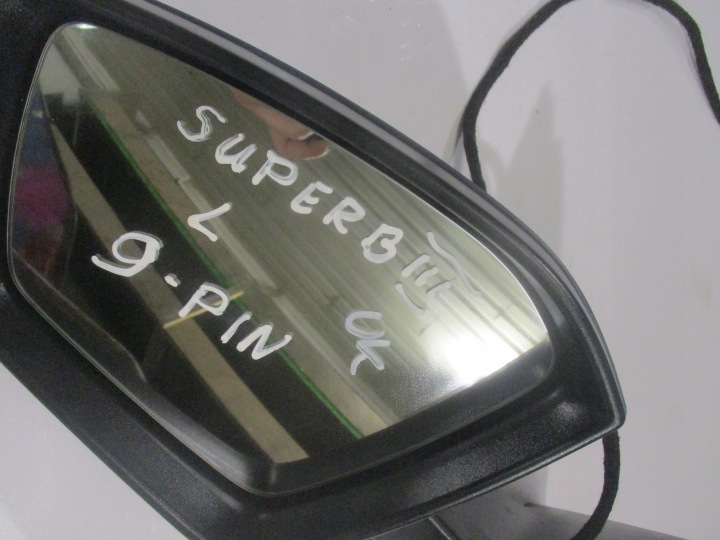 фото №11, Дзеркало ліве комплектні uk skoda superb iii 15-18 дорестайлінг 9 pin