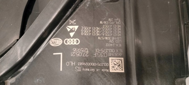 фото №10, Audi a7 s7 c8 4k лампа левая правая комплектные полный led matrix eu