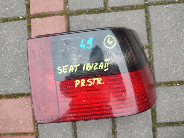 фото №8, Лампа левый зад левая задняя seat ibiza ii