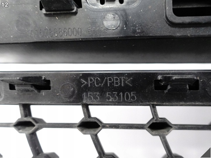 фото №13, Mercedes gle w167 v167 amg 19-23 решітка радіатора решітка решітка w бампер перед чорний