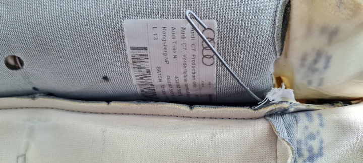 фото №14, A7 4g спинка сидіння праві праві перед вентиляція сидіння titangaru a6 c7 4g