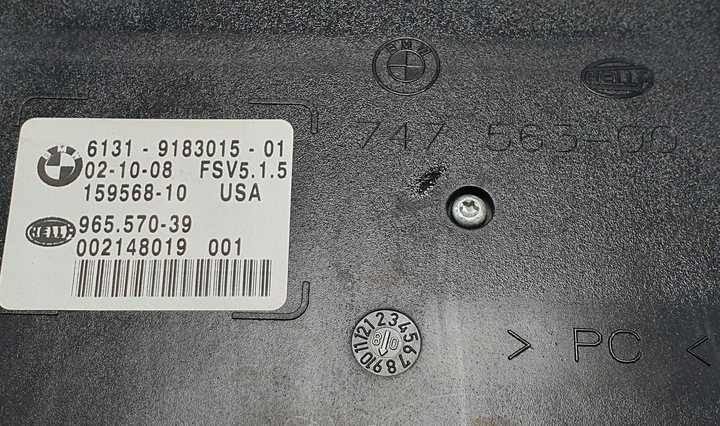 фото №6, Лампа освещение интерьера bmw x6 e71 9183015