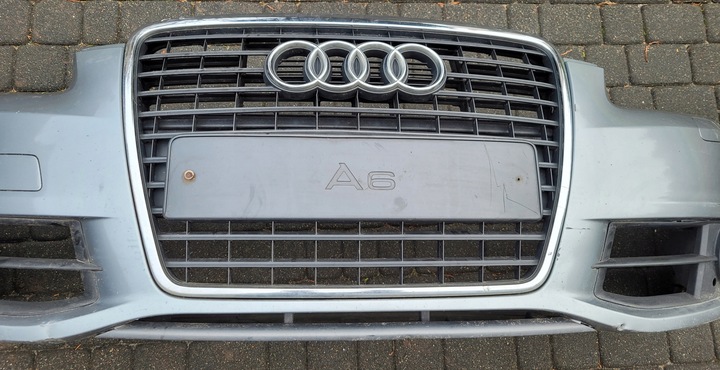 фото №6, Audi a6 c6 s-line рестайлінг бампер переднє перед ксенон омивачі 4f0807437ak