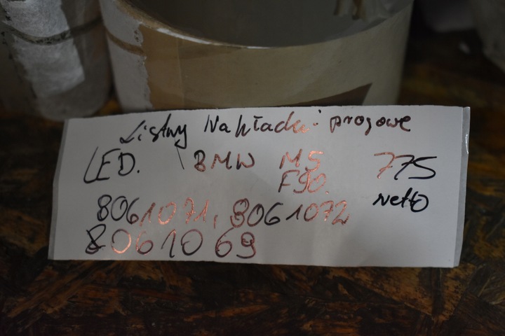 фото №9, Ідеальні планки накладки порогові led bmw f90 m5 1