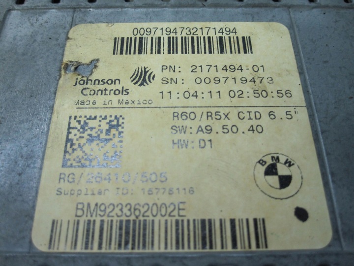 фото №6, Mini countryman i 11r спидометр манометр англичанин 2171494 bm923362002e